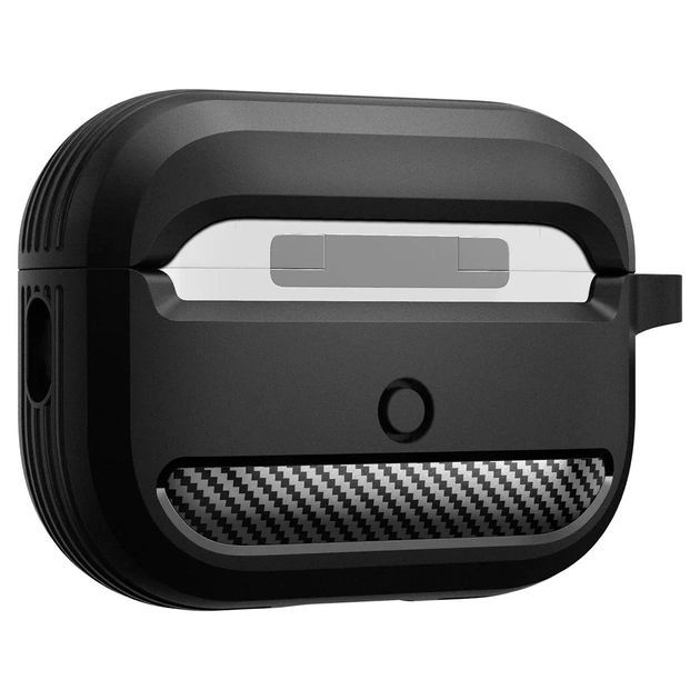 Чохол Spigen для Apple AirPods Pro 2 Rugged Armor, Black