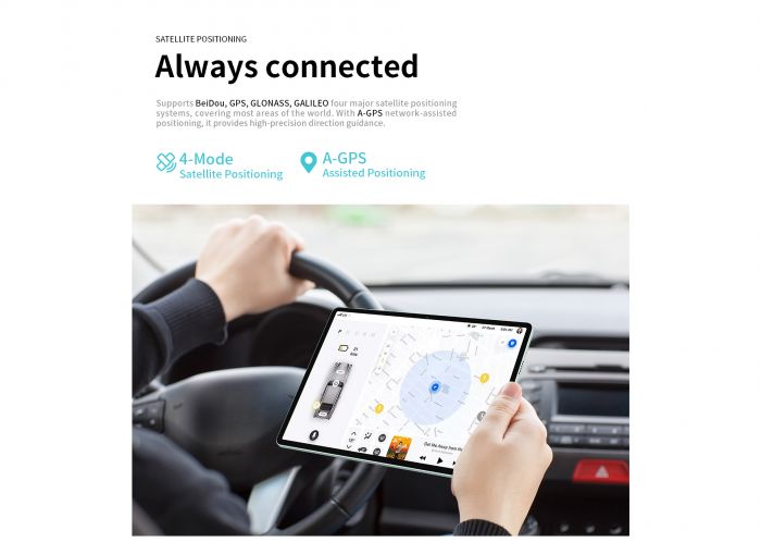 Планшет Teclast M50 Pro 10.1" 8ГБ, 256ГБ, LTE, 6000мА•год, Android, блакитний