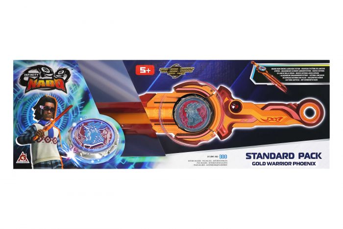 Дзиґа Infinity Nado VI серія Standard Pack Gold Warrior Phoenix Золотий Воїн Фенікс