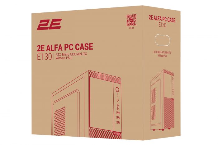Комп’ютер персональний 2E Rational Intel i5-12400, 16Gb, F512GB, UMA, H610, 2E-E130, 500W, Win11P