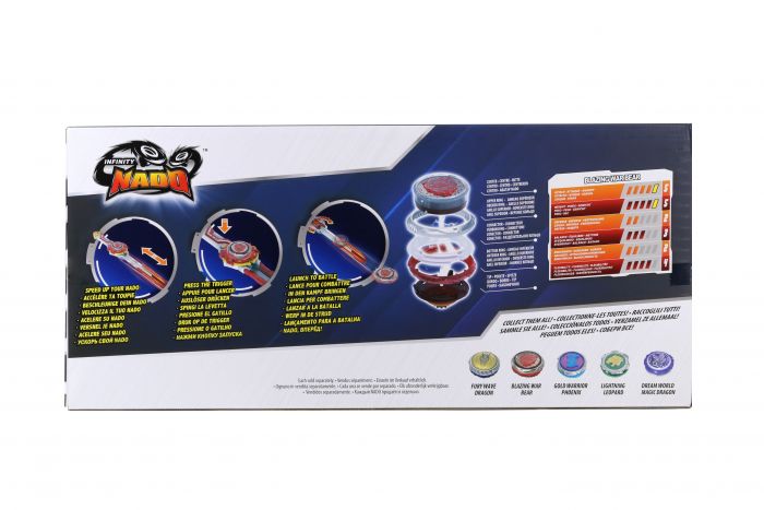 Дзиґа Infinity Nado VI серія Advanced Pack Blazing War Bear Палаючий Бойовий Ведмідь