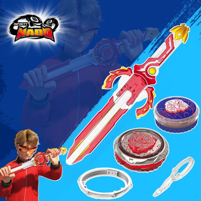Дзиґа Infinity Nado VI серія Advanced Pack Blazing War Bear Палаючий Бойовий Ведмідь
