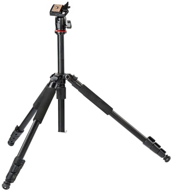 Штатив для фотокамер Hama Traveller 163 Ball,47 -163 cm, чорний