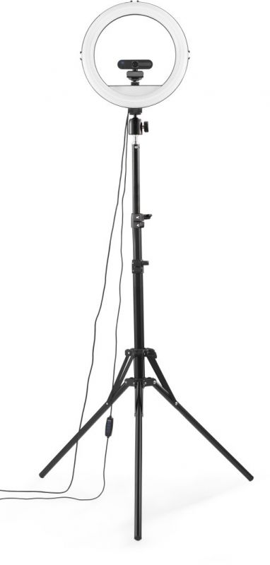 Штатив зі світлодіодним кільцем Hama SpotLight Steady 120 V2 BT Black