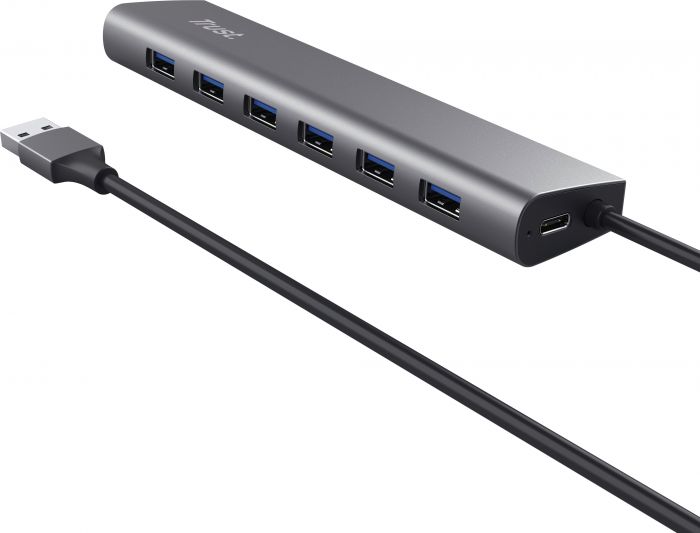 USB-хаб Trust DALYX 7-IN-1 USB-A 3.2 ALUMINIUM