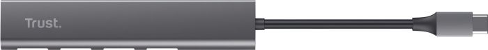 USB-хаб Trust Halyx Type-C to 4-Port USB-A 3.2 Grey
