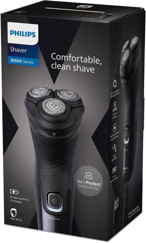 Електробритва для сухого та вологого гоління Philips Shaver series 3000X X3051/00