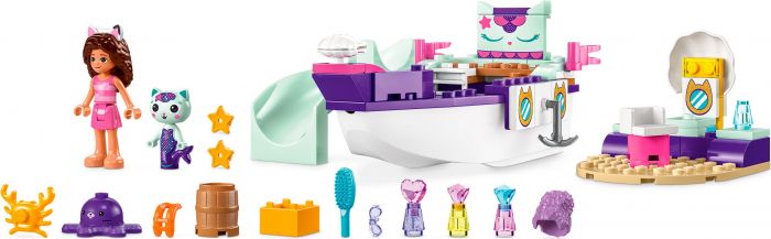 Конструктор LEGO Gabby's Dollhouse Корабель і спа Ґаббі й Нявки