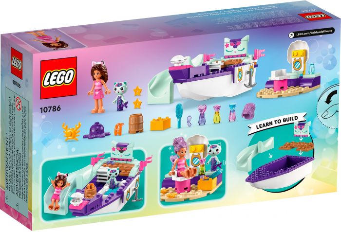 Конструктор LEGO Gabby's Dollhouse Корабель і спа Ґаббі й Нявки