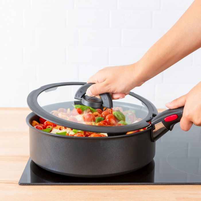 Кришка скляна Tefal Ingenio 20 см , скло, силікон