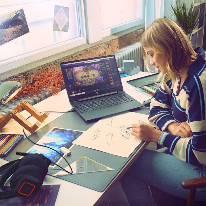 Ноутбук HP Victus 16-d1012ua 16.1" FHD IPS AG, Intel i5-12500H, 16GB, F512GB, NVD3050Ti-4, Win11, чорний