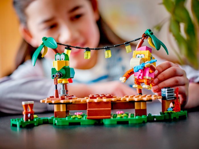 Конструктор LEGO Super Mario Імпровізація в джунглях Діксі Конґ. Додатковий набір