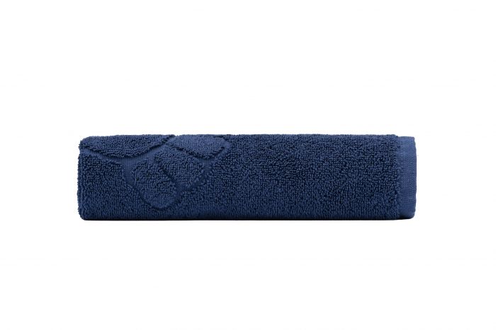 Килимок для ніг махровий Ardesto Benefit, 50х70см, 100% бавовна, темно-синій