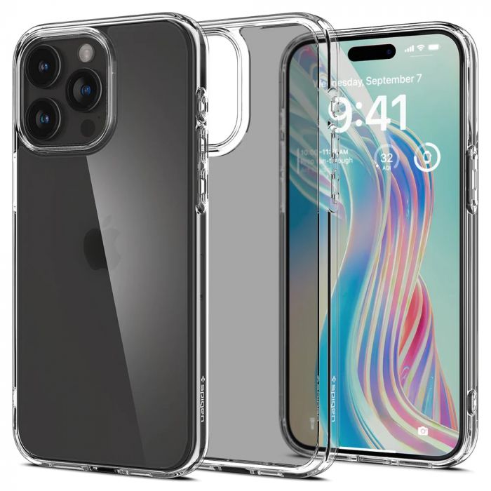 Чохол Spigen для Apple iPhone 15 Pro Ultra Hybrid, Crystal Clear