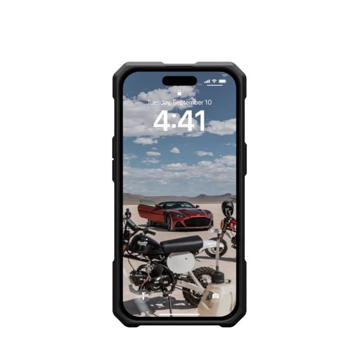 Чохол UAG для Apple iPhone 15 Monarch Pro Magsafe, Kevlar Black