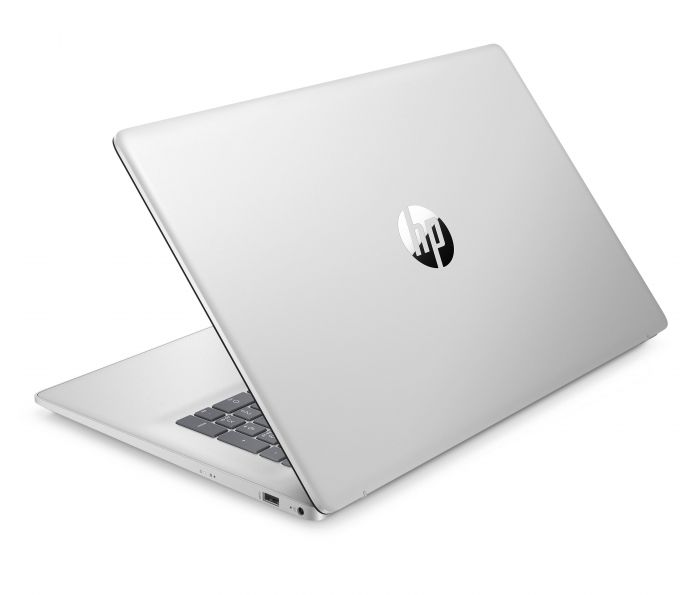 Ноутбук HP 17-cn2004ua 17.3" FHD IPS AG, Intel i5-1235U, 8GB, F512GB, UMA, DOS, сріблястий