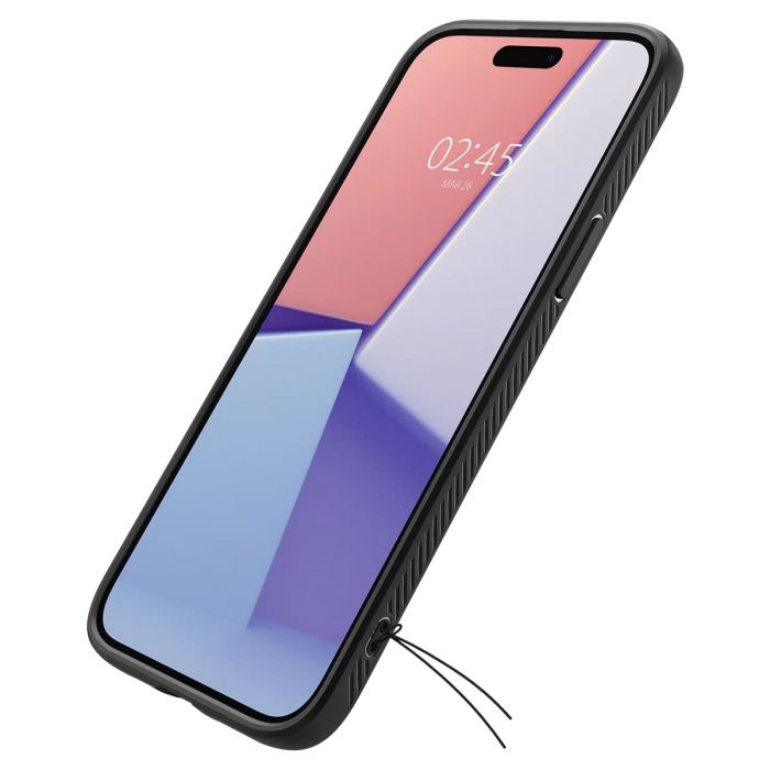 Чохол Spigen для Apple iPhone 15 Liquid Air, Matte Black