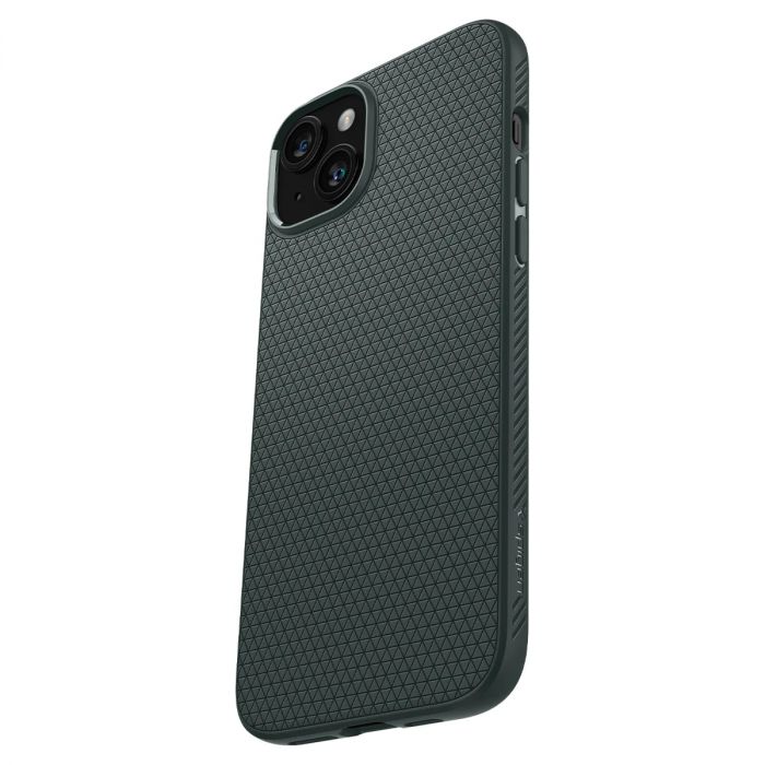 Чохол Spigen для Apple iPhone 15 Plus Liquid Air, Abyss Green