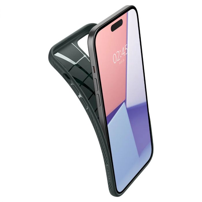 Чохол Spigen для Apple iPhone 15 Plus Liquid Air, Abyss Green
