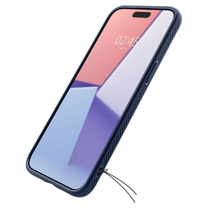 Чохол Spigen для Apple iPhone 15 Pro Liquid Air, Navy Blue