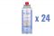 Балон-картридж газовий EL GAZ ELG-500, бутан 227г, цанговий, для газових пальників та плит, одноразовий, 24шт в упаковці