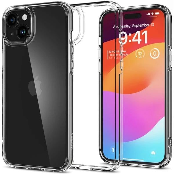 Чохол Spigen для Apple iPhone 15 Plus Crystal Hybrid, Crystal Clear