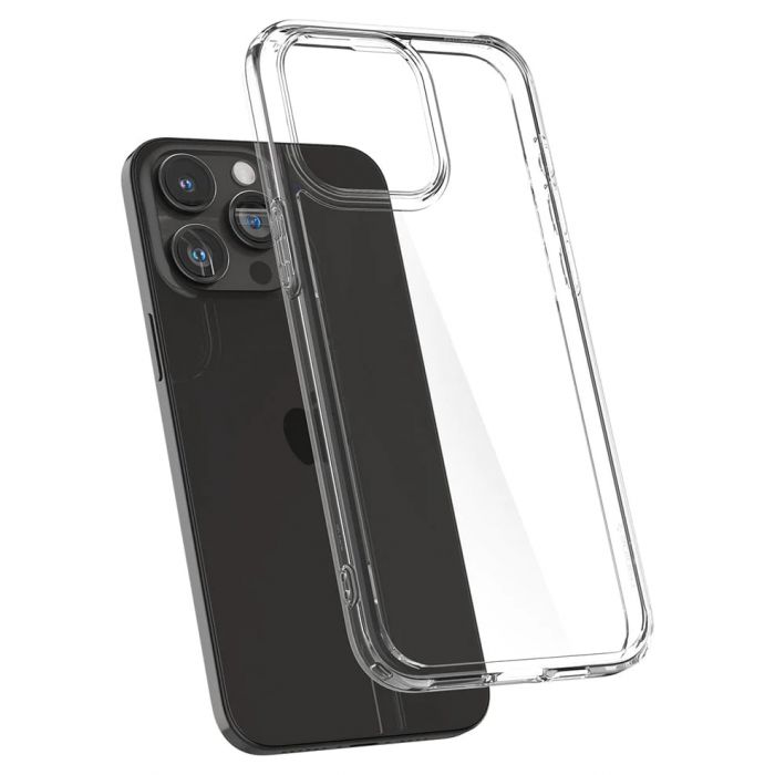 Чохол Spigen для Apple iPhone 15 Pro Max Crystal Hybrid, Crystal Clear