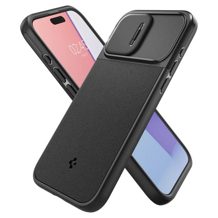 Чохол Spigen для Apple iPhone 15 Pro Max Optik Armor MagFit, Black