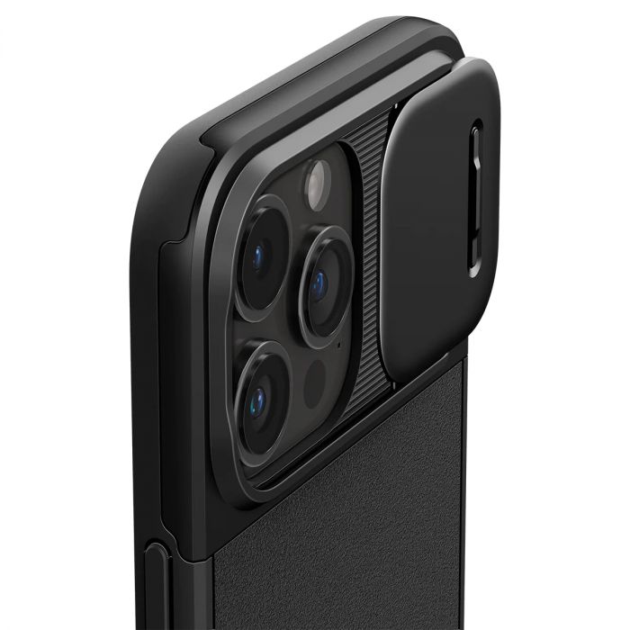 Чохол Spigen для Apple iPhone 15 Pro Optik Armor MagFit, Black