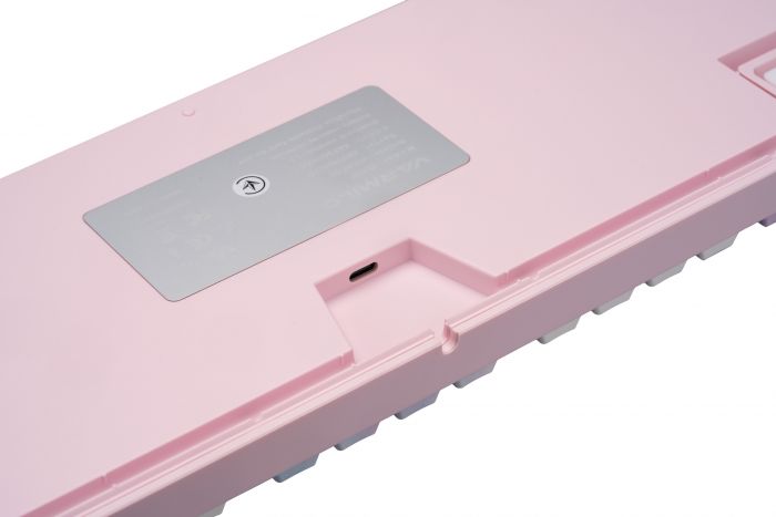 Клавіатура механічна Varmilo VED87 Dreams On Board 87Key, Cherry Mx Red, BT/USB-A, EN/UKR, No Led, рожевий
