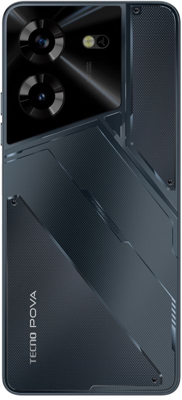 Смартфон TECNO POVA 5 (LH7n) 6.78" 8/128ГБ, 2SIM, 6000мА•год, Mecha Black