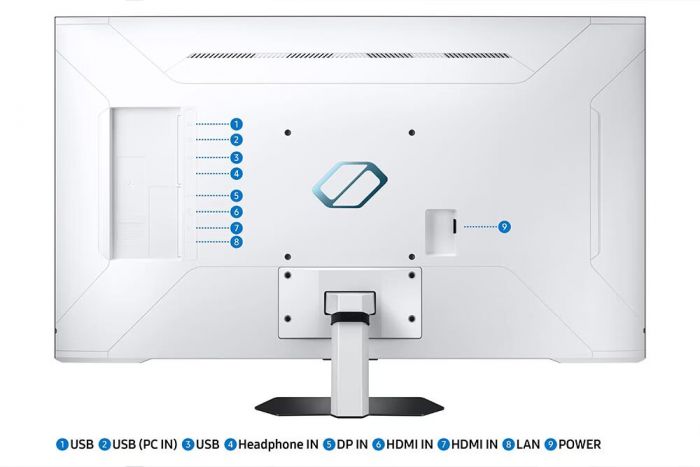 Монітор Samsung 43" Samsung Odyssey NEO G7 SMART  HDMI, DP, USB, VA, 3840x2160, 144Hz, 1ms