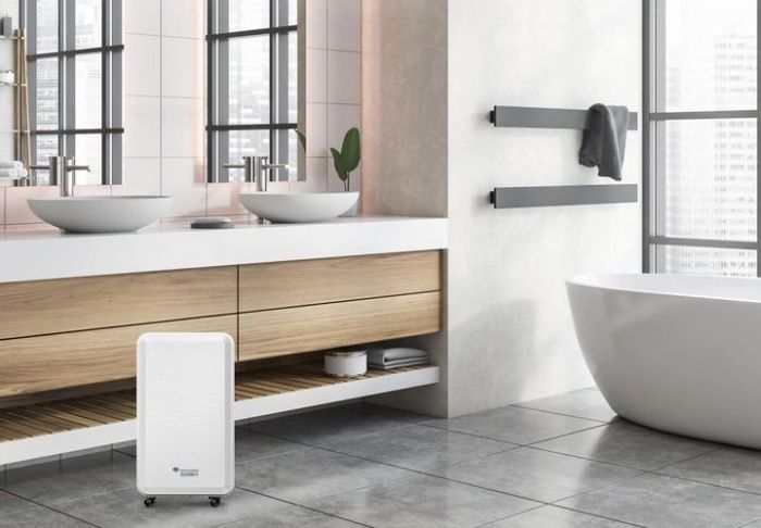 Осушувач повітря Mycond Roomer Smart 12 побутовий, 12л.на добу, 120м3/год, 25м2, дисплей, ел. кер-ня, Wi-Fi, таймер, авто вимк., білий