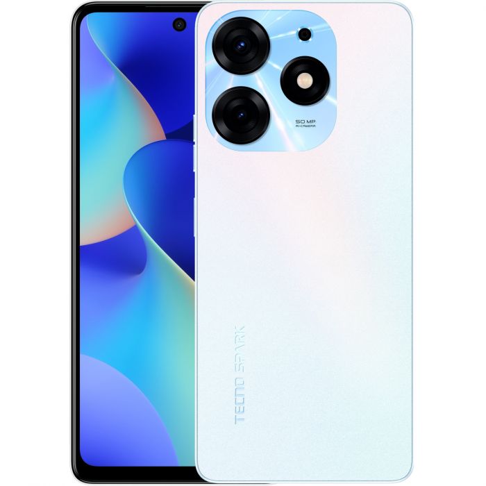 Смартфон TECNO Spark 10 Pro (KI7) 6.78" 8/128GB, 2SIM, 5000mAh, Pearl White