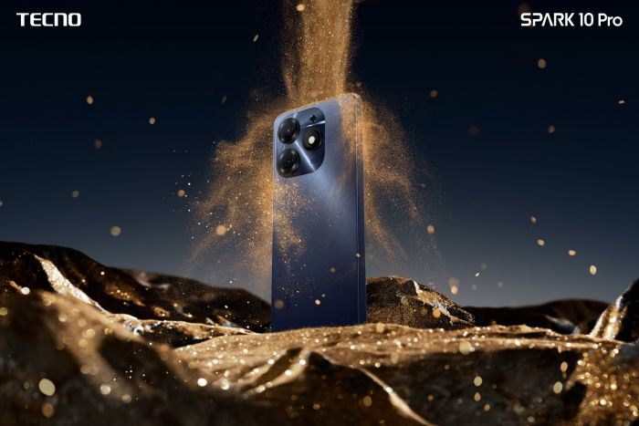 Смартфон TECNO Spark 10 Pro (KI7) 6.78" 8/128GB, 2SIM, 5000mAh, Starry Black