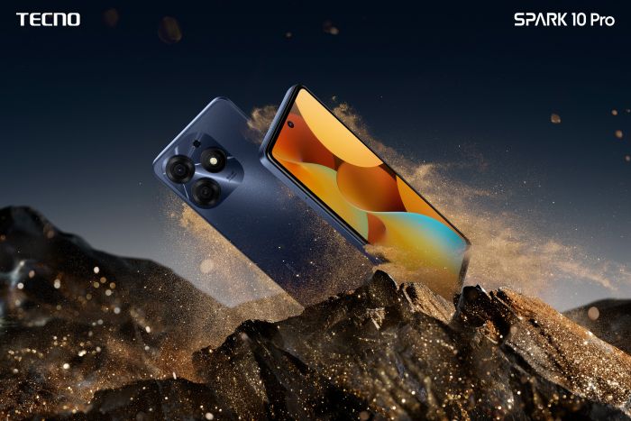 Смартфон TECNO Spark 10 Pro (KI7) 6.78" 8/128GB, 2SIM, 5000mAh, Starry Black