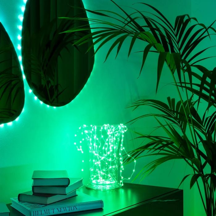 Гірлянда Smart LED Twinkly Dots Lights RGB 200 Gen II, IP44, 10м, кабель прозорий
