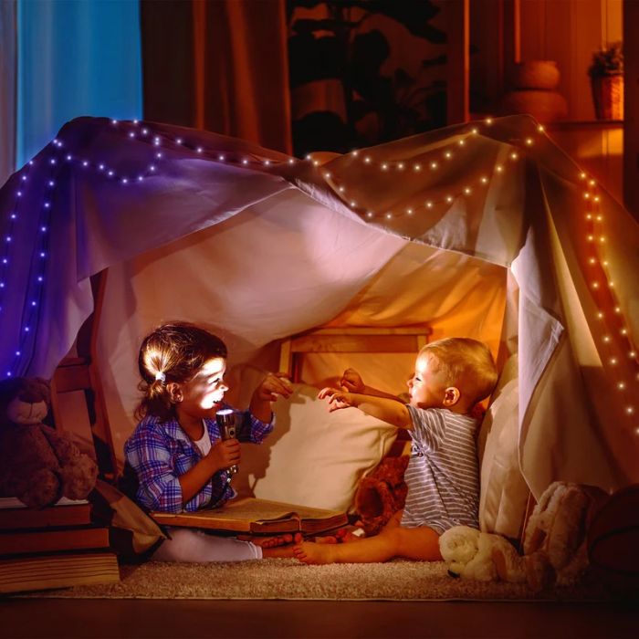 Гірлянда Smart LED Twinkly Dots Lights RGB 400 Gen II, IP44, 20м, кабель прозорий