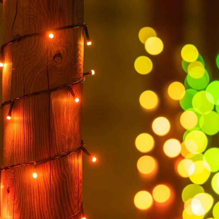 Гірлянда Smart LED Twinkly Strings RGBW 600, Gen II, IP44, довжина 48м, кабель чорний