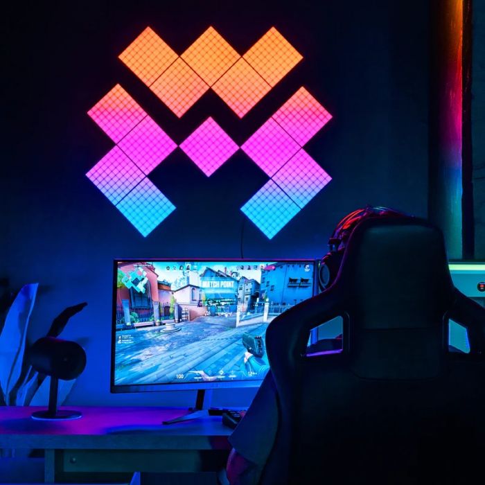 Панель Smart LED Twinkly Squares 3 RGB, Gen II, IP20, 16x16см, розширення до TWQ064STW-07-BEU