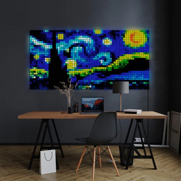 Панель Smart LED Twinkly Squares 3 RGB, Gen II, IP20, 16x16см, розширення до TWQ064STW-07-BEU