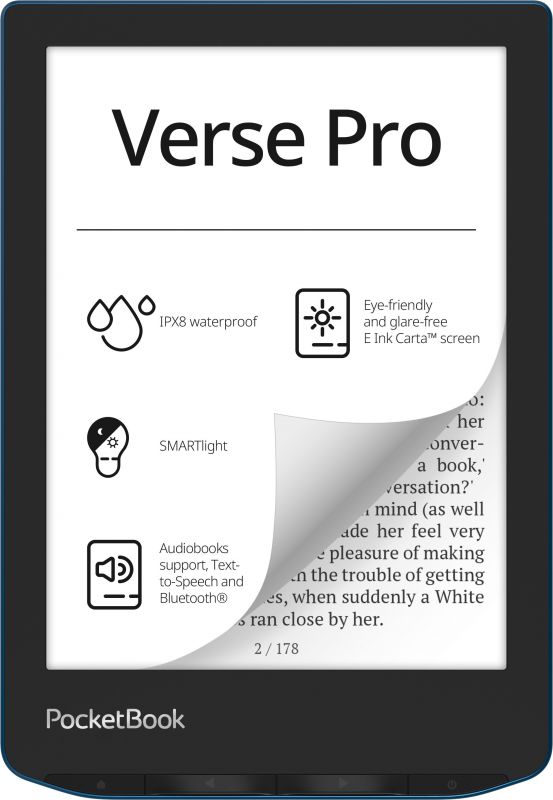 Електронна книга PocketBook 634, Azure