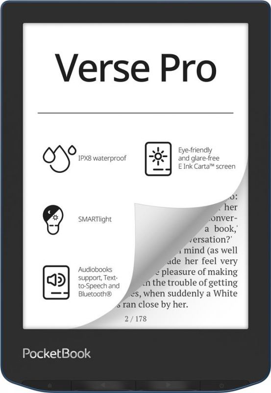 Електронна книга PocketBook 634, Azure