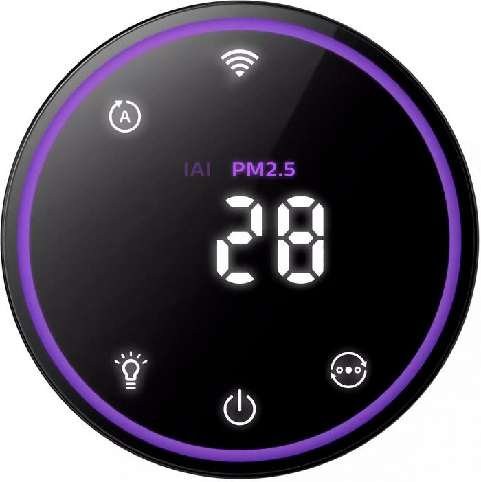 Очисник повітря PHILIPS 1000i Series, 78м2, 300м3/год, дисплей, Nano, НЕРА,попередн.,угольний фільтр, Wi-Fi, 4 режими, білий
