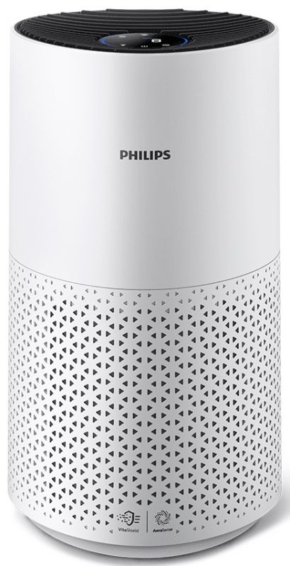 Очисник повітря PHILIPS 1000i Series, 78м2, 300м3/год, дисплей, Nano, НЕРА,попередн.,угольний фільтр, Wi-Fi, 4 режими, білий