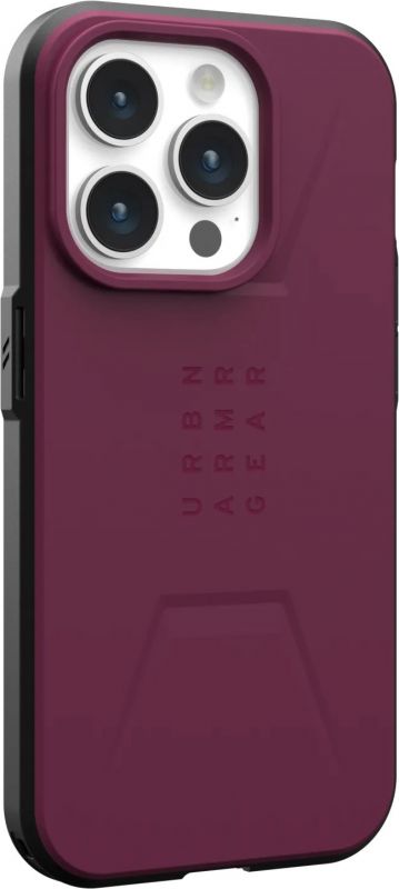 Чохол UAG для Apple iPhone 15 Pro Max Civilian Magsafe, Bordeaux