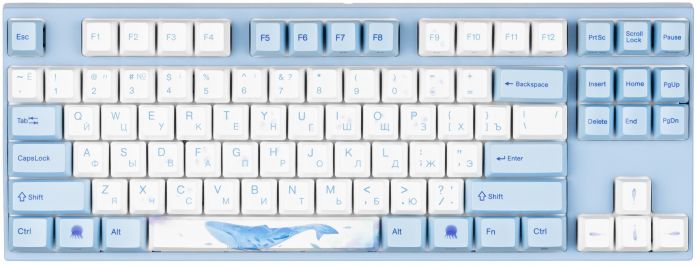 Клавіатура Varmilo VEM87 Sea Melody EC V2 Ivy UA