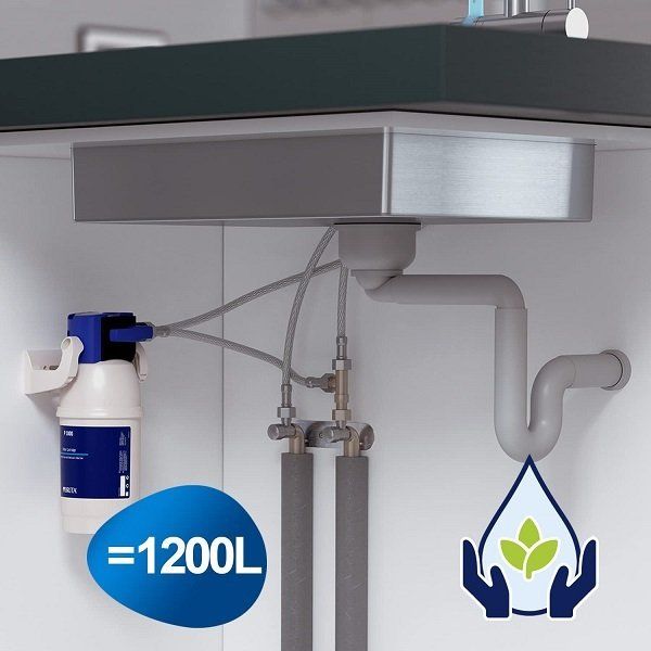 Фільтр проточний BRITA My Pure P1, індикатор стану фільтра, 3 режими жорсткості води