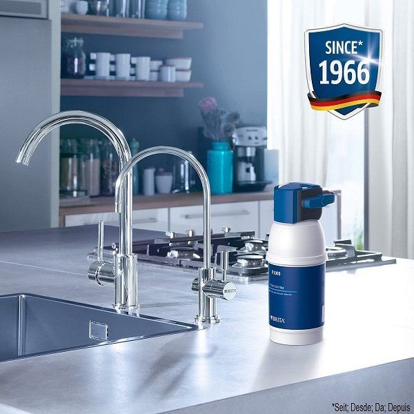 Фільтр проточний BRITA My Pure P1, індикатор стану фільтра, 3 режими жорсткості води
