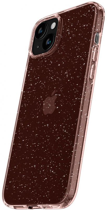 Чохол Spigen для Apple iPhone 15 Liquid Crystal Glitter, Rose Quartz